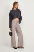 EasySet Relaxed-Fit Cropped Long-Sleeve Shirt